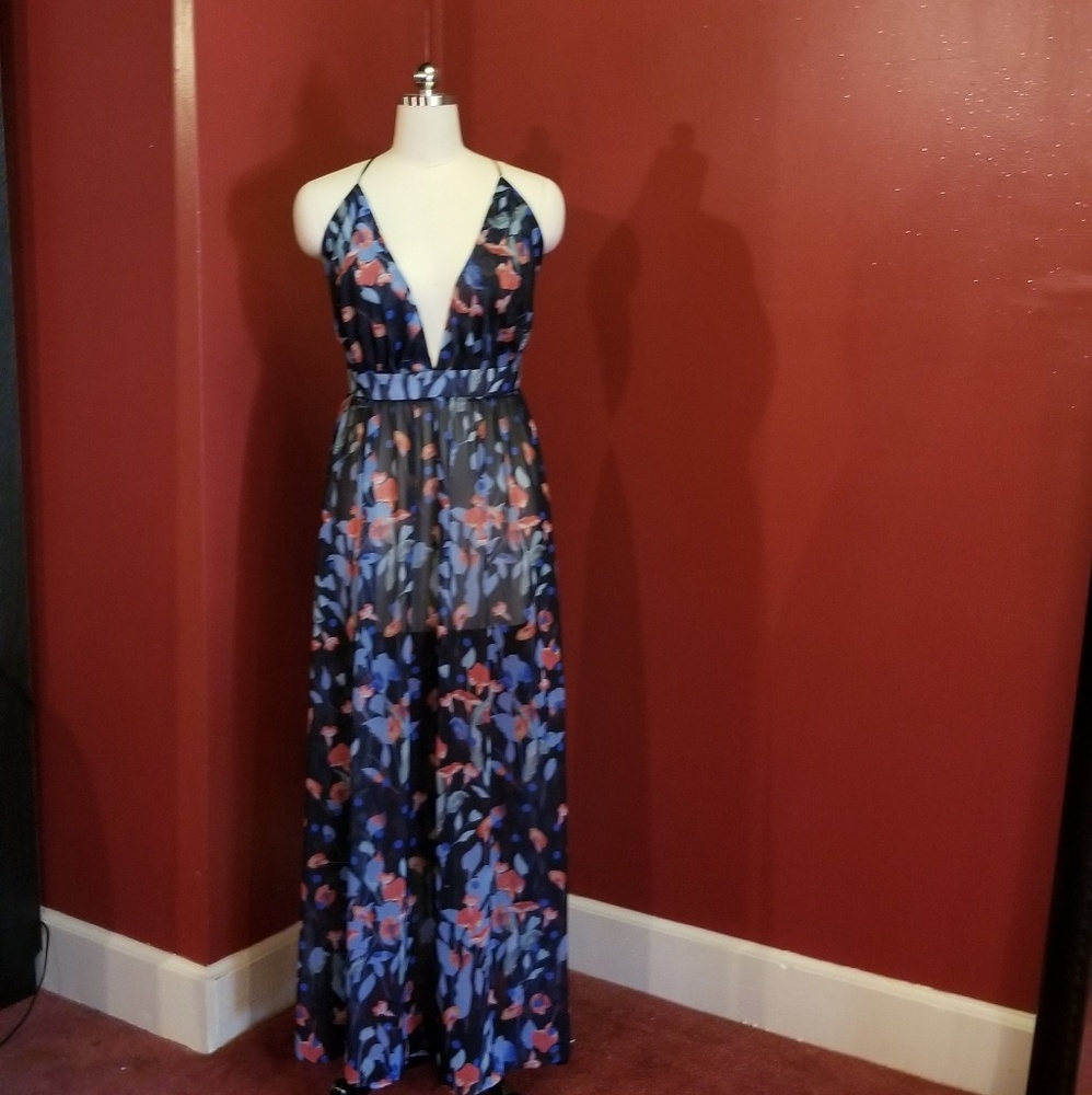 Blue Lagoon maxi dress
